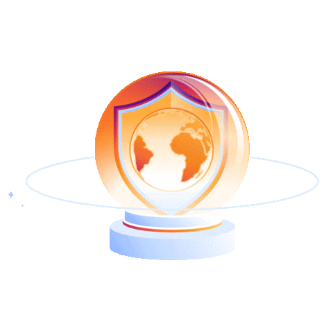 Loop 3D Sticker by Cloudflare