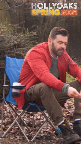 Happy Camp Fire GIF by Hollyoaks