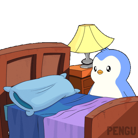 Sweet Dreams Penguin Sticker by Pudgy Penguins