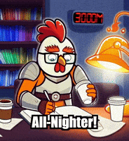 Late Night Study GIF by Zorooster