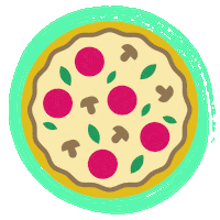 foodpanda_slovensko pizza foodpanda hladny vychutnavaj Sticker