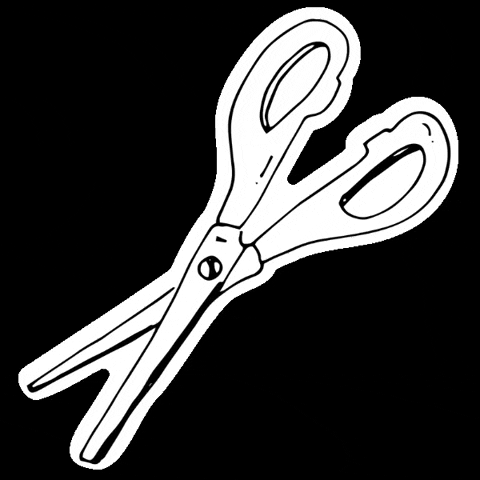 undertherowantrees giphygifmaker artist scissors stationery GIF