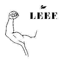 leeforganics leef Sticker
