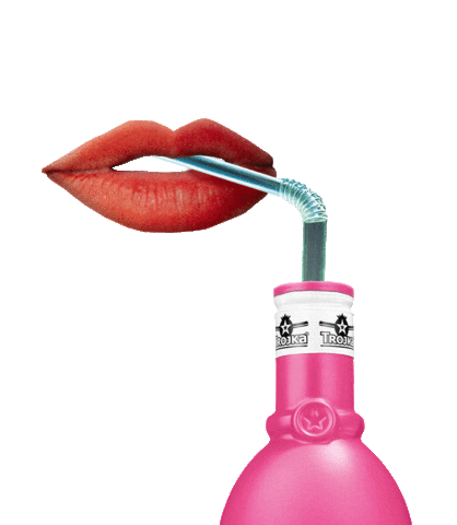 party pink Sticker by TROJKA Vodka