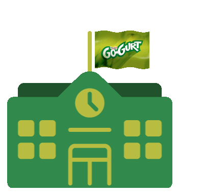 school go Sticker by Go-GURT