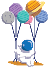 Party Floating Sticker by Coinis Ltd