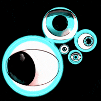 Chattersocialapp weird eyes look app GIF
