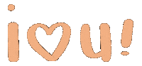 I Love You Heart Sticker