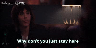 Stay Here Season 2 GIF by The L Word: Generation Q