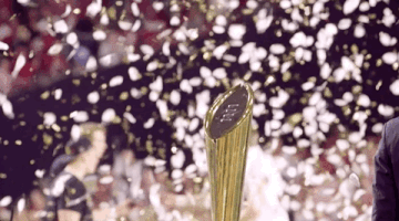 National Championship Trophy GIF by College Football Playoff