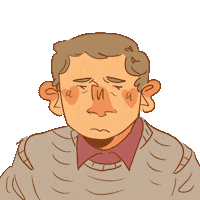 Holmosexualitea art bored sigh sherlock Sticker