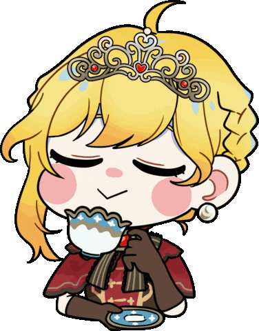 Girl Tea Sticker