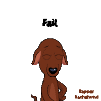 Dog Ugh Sticker by VeeFriends