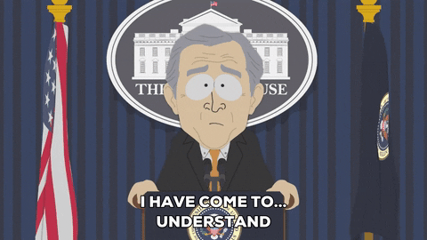 george bush president GIF by South Park 
