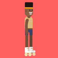 animation skating GIF