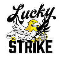 Eagle Strike Sticker by Court 16 - Tennis & Pickleball