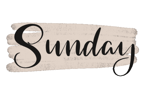 kailligraphydesigns giphyupload sunday weekday crayon Sticker