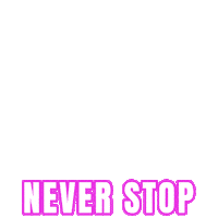 Happy Never Stop Sticker by The Blonde Salad