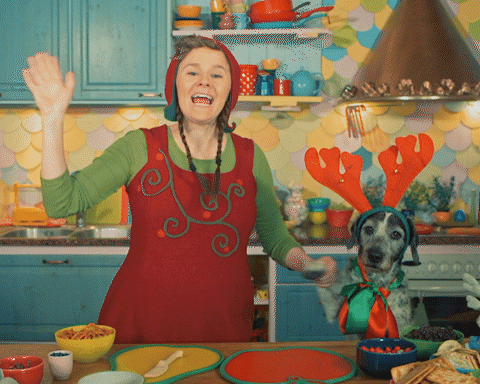 santa claus office lol GIF by The Elves!