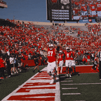 Celebrate College Football GIF by Wisconsin Badgers