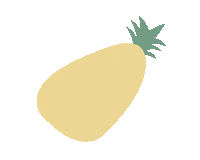 Pineapple Sticker by La Belle Boucle