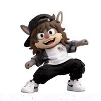Happy Hip Hop Sticker