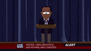 swearing tiger woods GIF by South Park 