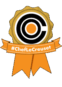 LeCreusetES chef tns le creuset antiadherente Sticker