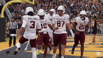 Celebrate College Football GIF by Texas A&M Athletics