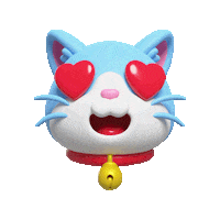 Webtilia winner corazon cup gato Sticker