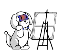 GoCharlieAI gocharliego charlie paints Sticker