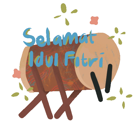Idulfitri Happy Eid Sticker