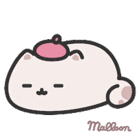 Tired Cat Sticker