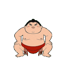 Japan Wrestler Sticker