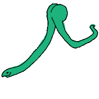Snake Dancing Sticker by Kochstrasse™