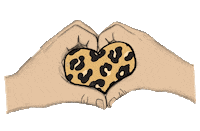 Heart Love Sticker by Leopardprints photography