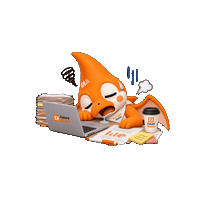 Tired Animation Sticker by Fuku-kun | FutureMobile