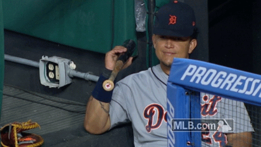 Happy Major League Baseball GIF by Detroit Tigers
