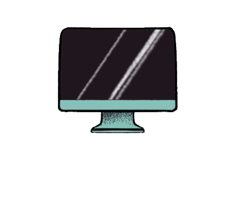 Apple Computer Sticker by Plasma Republic