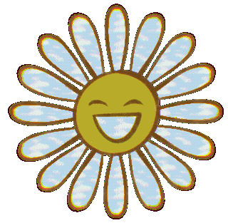 Happy Flower Sticker