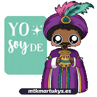 Reyesmagos Baltasar Sticker by mtkmartukys