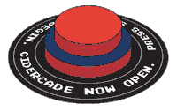 Video Game Press Start Sticker by Bishop Cidercade