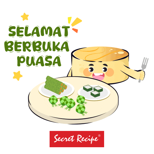 secretrecipemy giphyupload ramadan bukapuasa selamatberbukapuasa Sticker