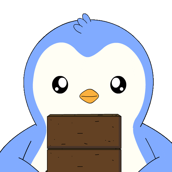 Stacking Step By Step Sticker by Pudgy Penguins