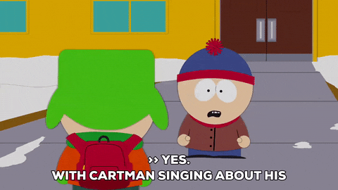 stan marsh confusion GIF by South Park 