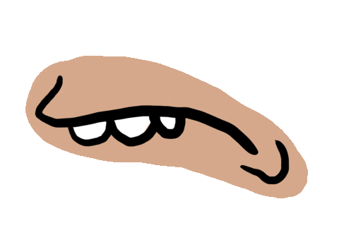 Fun Mouth Sticker by elnino