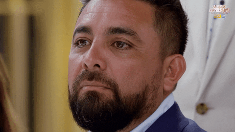 Look React GIF by Celebrity Apprentice Australia