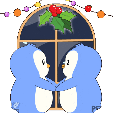 Merry Christmas Love Sticker by Pudgy Penguins