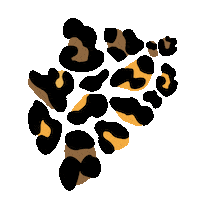 Leopard Print Fashion Sticker by crewandco