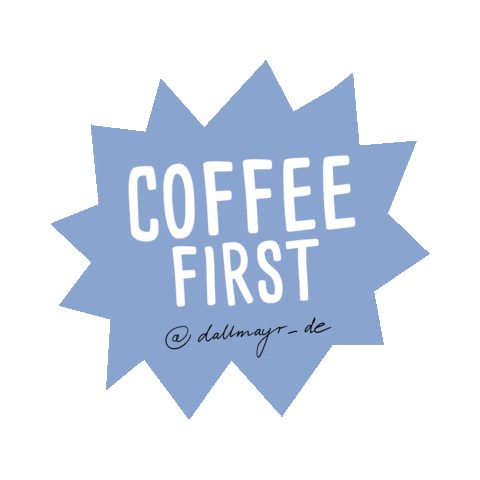 Coffee First Sticker by Dallmayr